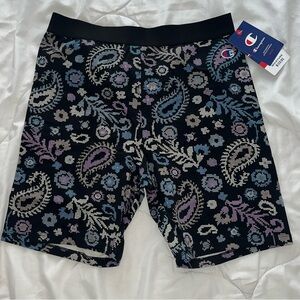 Champion Paisley Biker Shorts - Size L 🚲